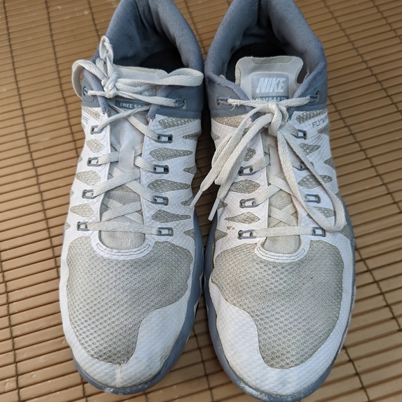 Nike Free Trainer 5.0 V6 White Dove Grey Running Flywire Sz 11.5 Mens 719922-110 - Picture 2 of 9